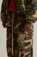 Fear of God Essentials Woodland Camo Military Hooded Jacket