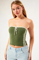 Nickie Sporty Sweater Tube Top