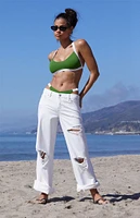 PacSun Eco Green Trisha Banded Cropped Bikini Top