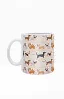 Avenie Dogs N A Row Pattern Coffee Mug