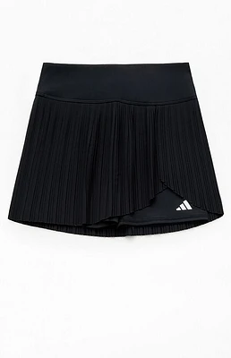 adidas Kids Black Woven Pleated Mini Skort