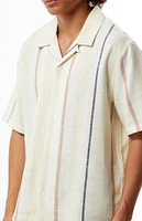 PacSun Striped Oversized Camp Shirt