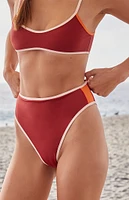 Thrills Petra '90s High Cut Bikini Bottom