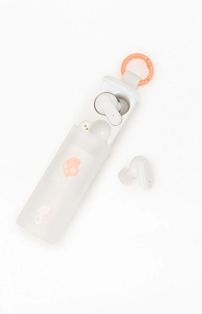 Skullcandy White Dime Evo Wireless Earbuds
