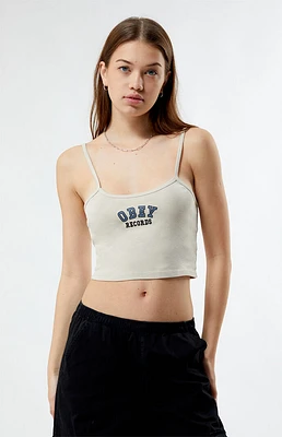Obey College Records Tank Top