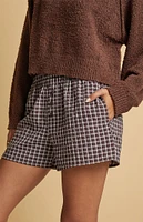 Beverly and Beck Plaid Boxer Shorts