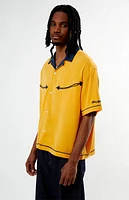 FORD Sunset Yellow Woven Camp Shirt