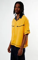 FORD Sunset Yellow Woven Camp Shirt