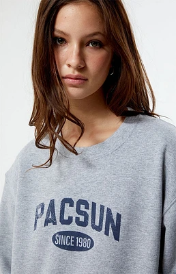 PacSun Distressed Crew Neck Sweatshirt