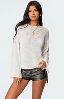 Edikted Drop Shoulder Light Knit Sweater