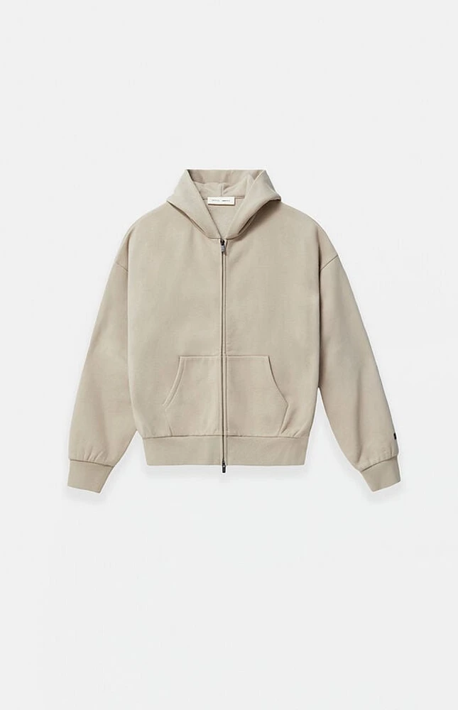 Fear of God Essentials Kids Timber Full Zip Fleece Hoodie