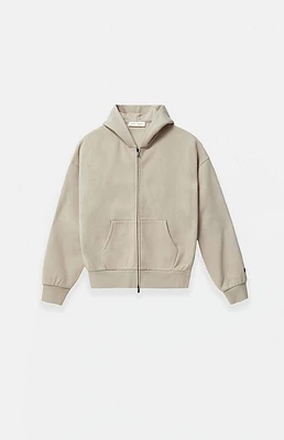 Fear of God Essentials Kids Timber Full Zip Fleece Hoodie