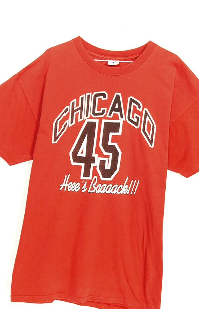 Upcycled Red Chicago Bulls T-Shirt