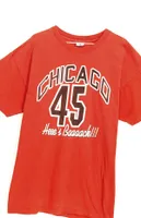 Upcycled Red Chicago Bulls T-Shirt