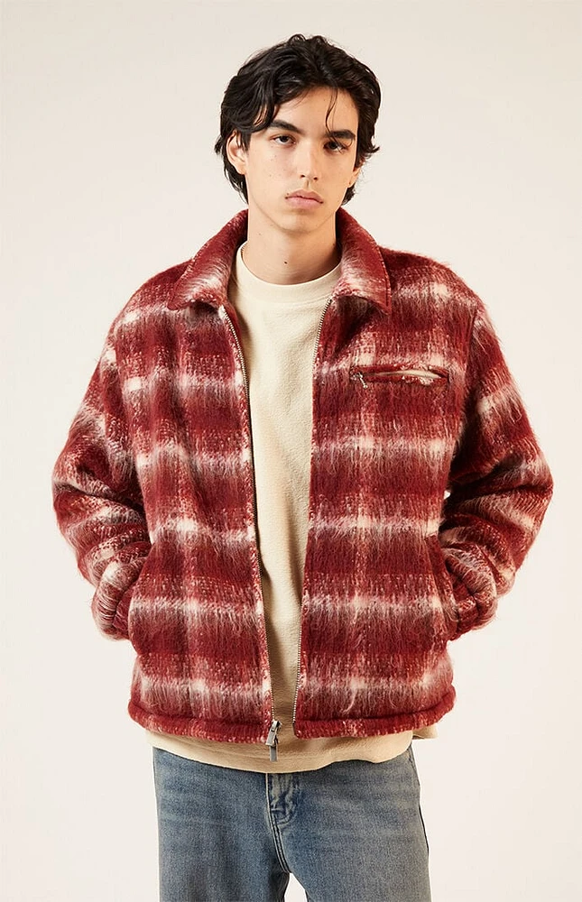 PacSun Brushed Plaid Jacket