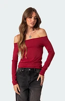 Edikted Baldwin Off Shoulder Top