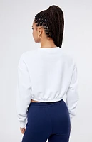 PacSun Pacific Sunwear Athletics Drawcord Cropped Sweatshirt