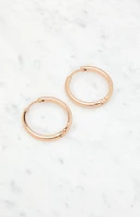 John Galt Gold Hoop Earrings