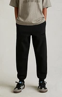 Kids Fear of God Essentials Black Sweatpants