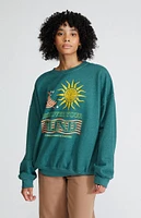 Golden Hour Discover Your Mind Oversized Sweatshirt