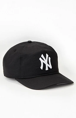 New Era NY Yankees Black Nylon Hat