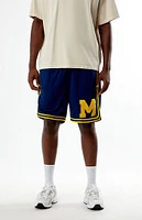 Mitchell & Ness Michigan Wolverine Basketball Shorts