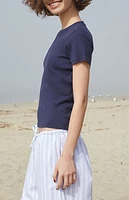John Galt Navy Jasmine T-Shirt