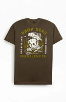 Dark Seas Military Green T-Shirt