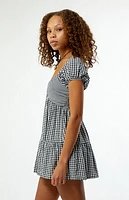 Your Favorite Gingham Babydoll Mini Dress