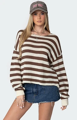 Edikted Anney Oversized Striped Sweater