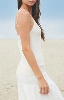 John Galt Light Pink Amara Tank Top