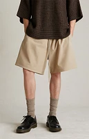 Fear of God Essentials Desert Sand Bonded Nylon Soccer Shorts