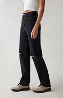 PacSun Eco Black Ripped '90s Boyfriend Jeans