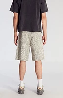 Pacsun Light Leopard Baggy Denim Shorts
