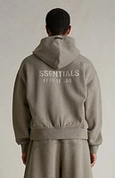 Fear of God Essentials Homestead Heather Classic Fleece Zip Up Hoodie