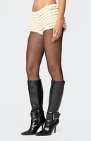 Edikted Ruffled Micro Bloomer Shorts
