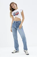 PacSun Medium Indigo Dad Jeans