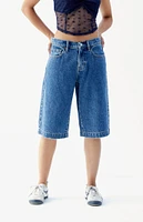 PacSun Dark Indigo Extreme Denim Jorts