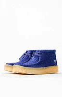 Clarks x Hidden NY Blue Suede Wallabee Cup Boots