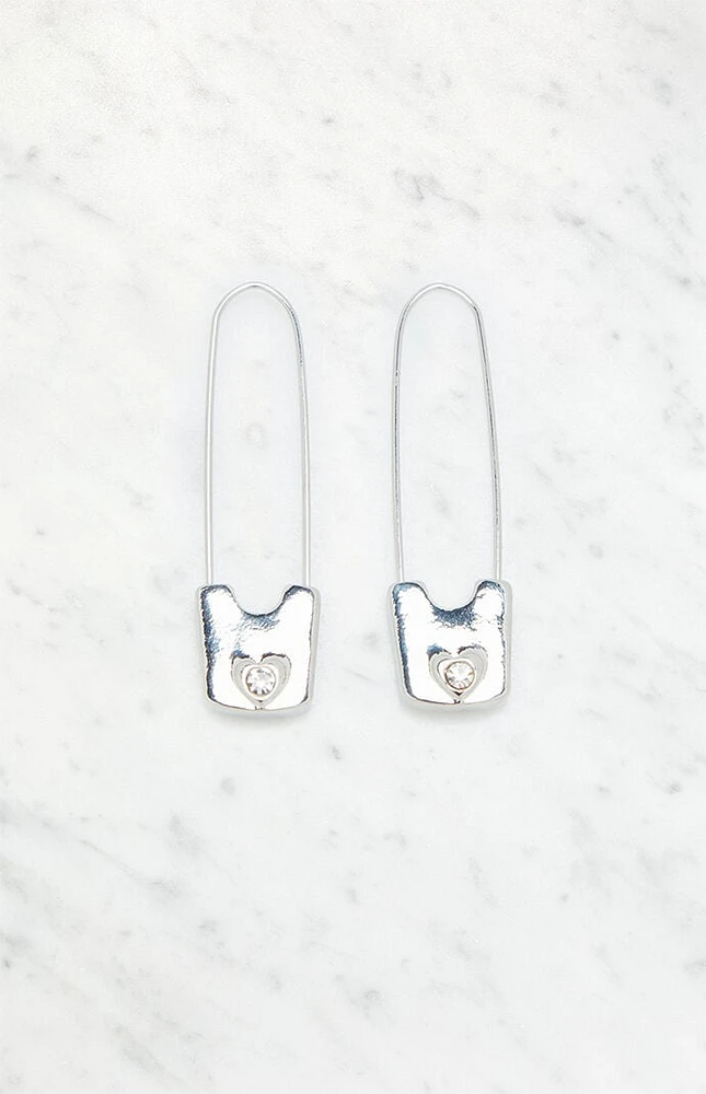 LA Hearts Stone Pin Earrings