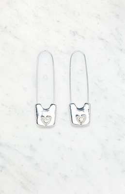 LA Hearts Stone Pin Earrings