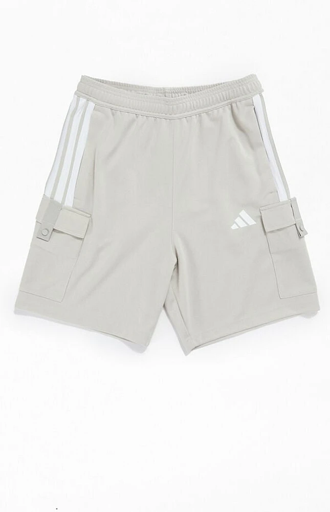 adidas Taupe Tiro Cargo Shorts