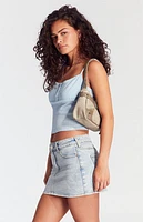 Pacsun Bella Light Indigo Denim Skirt