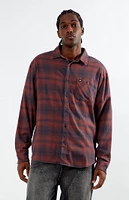 Quiksilver Lago Stretch Long Sleeve Flannel Shirt