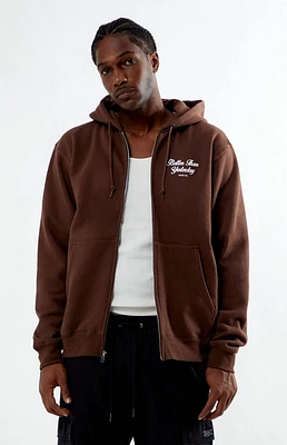 THE GOOD COMPANY Motto Zip Up Hoodie