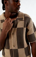 Pacsun Spence Open Knit Camp Shirt