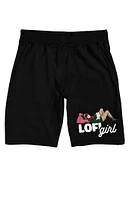 Lofi Girl Lounging Lounge Sweat Shorts
