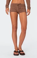 Betsy Tie Front Knitted Shorts