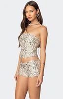 Edikted Wavy Baby Sequin Corset