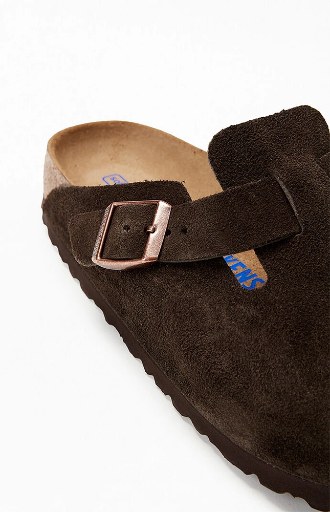 Birkenstock Women's Boston Soft Footbed Clogs Mocha